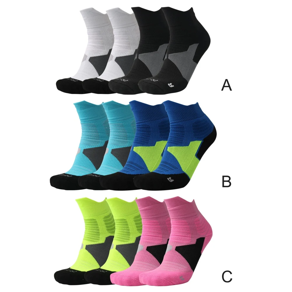 

Профессиональные спортивные носки нескользящие футбольные носки унисекс впитывающие пот утолщенные Носки дышащие велосипедные походные короткие носки