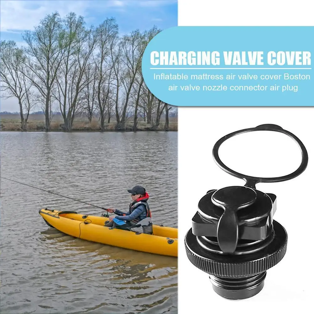 

2Pcs Air Valve Nozzle Caps For Inflatable Boat Kayak Raft Mattress Airbed Inflatable Pump Adapter Boat Equipment