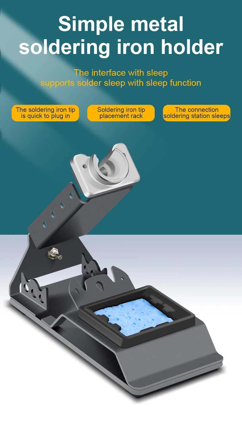 WL Simple Metal Soldering Iron Holder The Interface With Sleep Supports Solder Sleep With Sleep Function The Connection