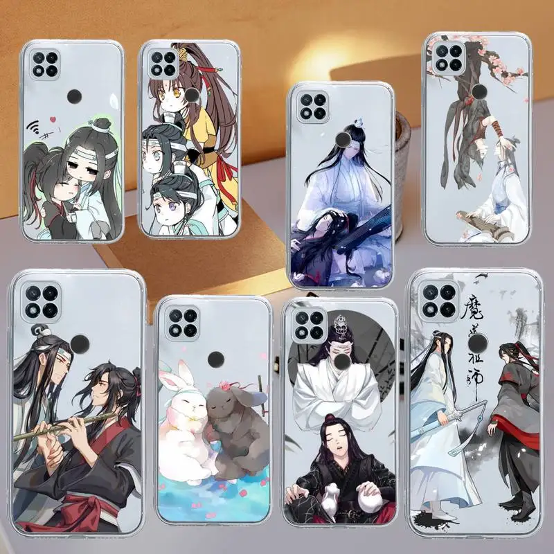 

Mo Dao Zu Shi Anime Phone Case Transparent for Xiaomi redmi note x f poco 10 11 9 7 8 3 i t s pro cover shell coque