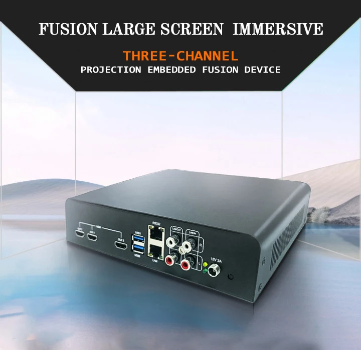 China Support RS232 HD 3D 4K 1 In 3 Out Multi Projection Fusion