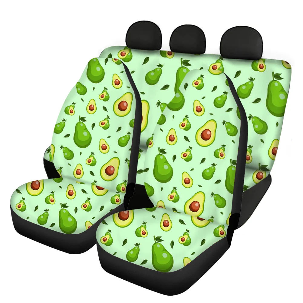 

Car Seat Protector Cover For Most Auto Avocado Pattern Car Seat Cover Accessories Chair Cover Car Interior Decoration Cushion