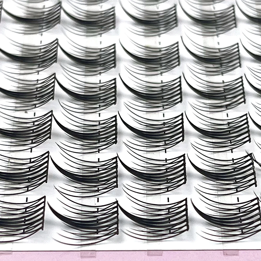 1 коробка/100-140 пучков индивидуальных ресниц кластер натуральных для наращивания