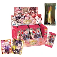 goddess story original anime figures bronzing barrage flash cards eva saber collectible cards toys christmas gifts for children