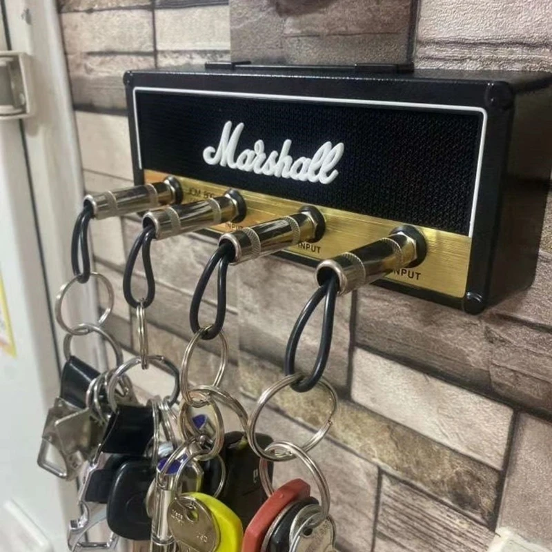 

Original Marshall Spoon Speaker Keychain Storage Base JCM800 Box Head Key Guitar Storage Keychain Holder Jack Rack Hanging