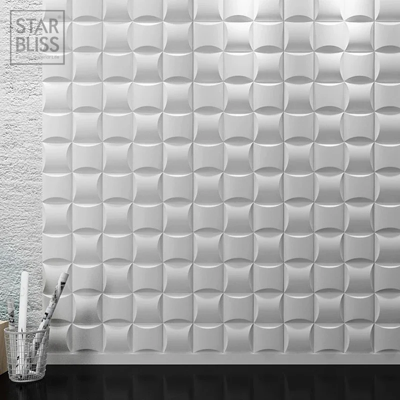 30 см трехмерный декор 3D настенная панель волна Алмаз Несамоклеящаяся плитка