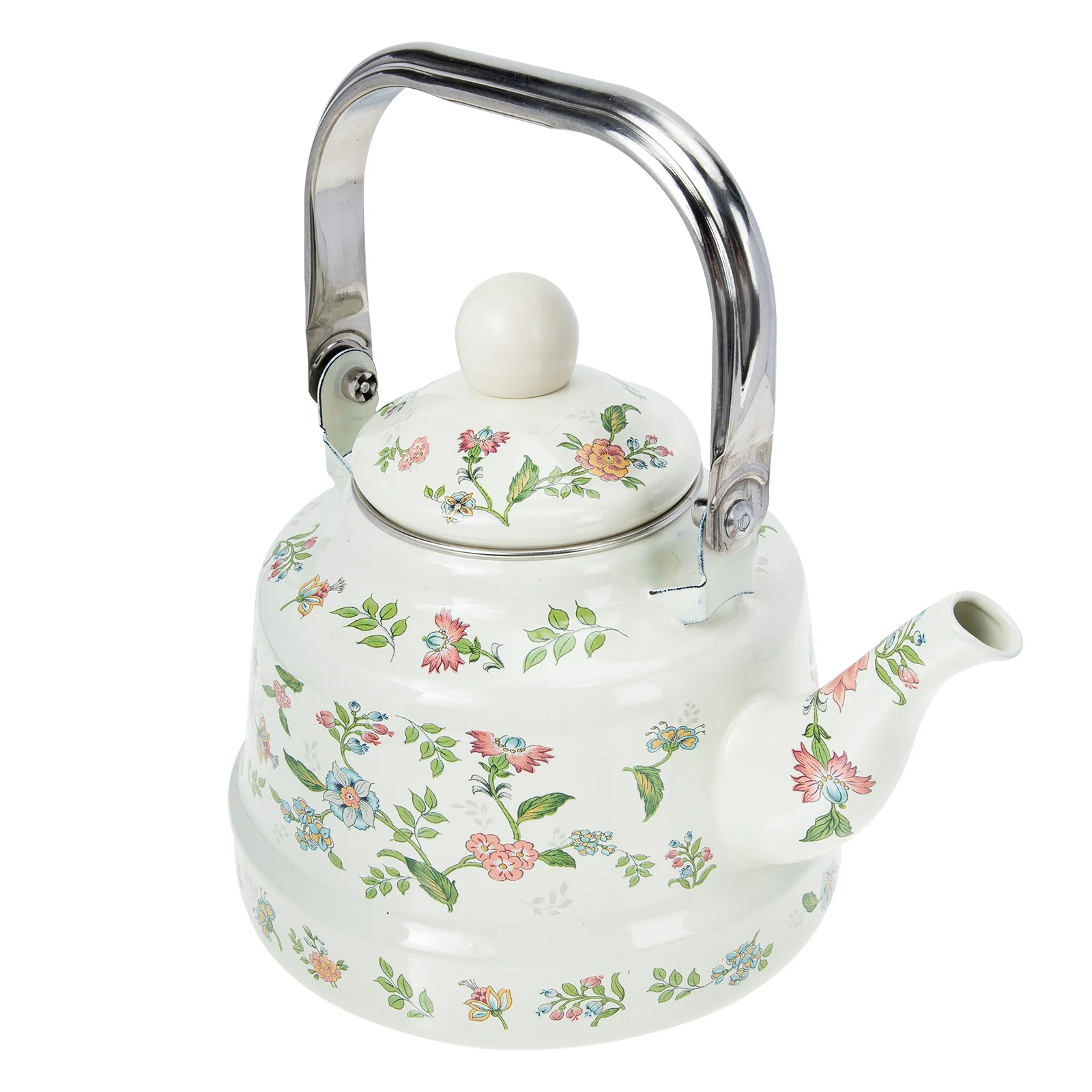 

Kettle Teapot Tea Enamel Coffee Pot Stovetop Water Teakettle Whistling Gasstove Vintage Kids Can Watering Steel Induction