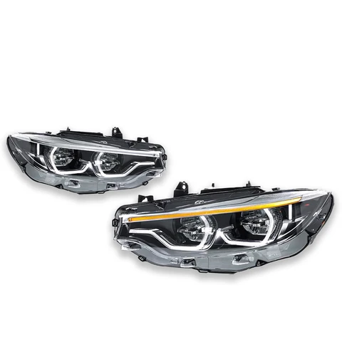 Автомобильные фары для BMW 4 серии M4 F32 Фары F80 2013-2019 Модернизированные светодиодные фары Динамический указатель поворота DRL Автомобильная сборка