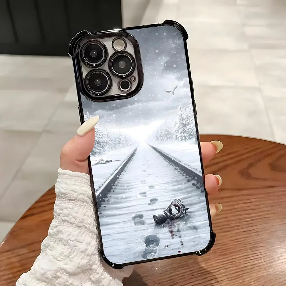 Фото Чехол Metroes E-Exodus для iPhone 17 Air 16 15 14 Plus 13 12 11 Pro Max, мягкий защитный чехол с усиленными углами №2