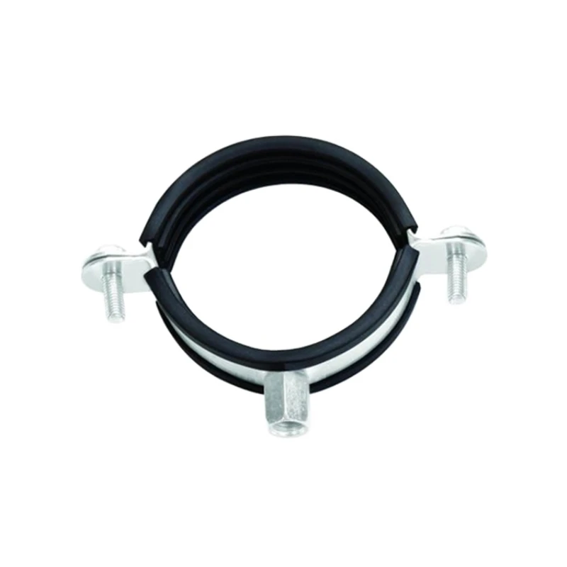 

hanging pipe clamp with rubber