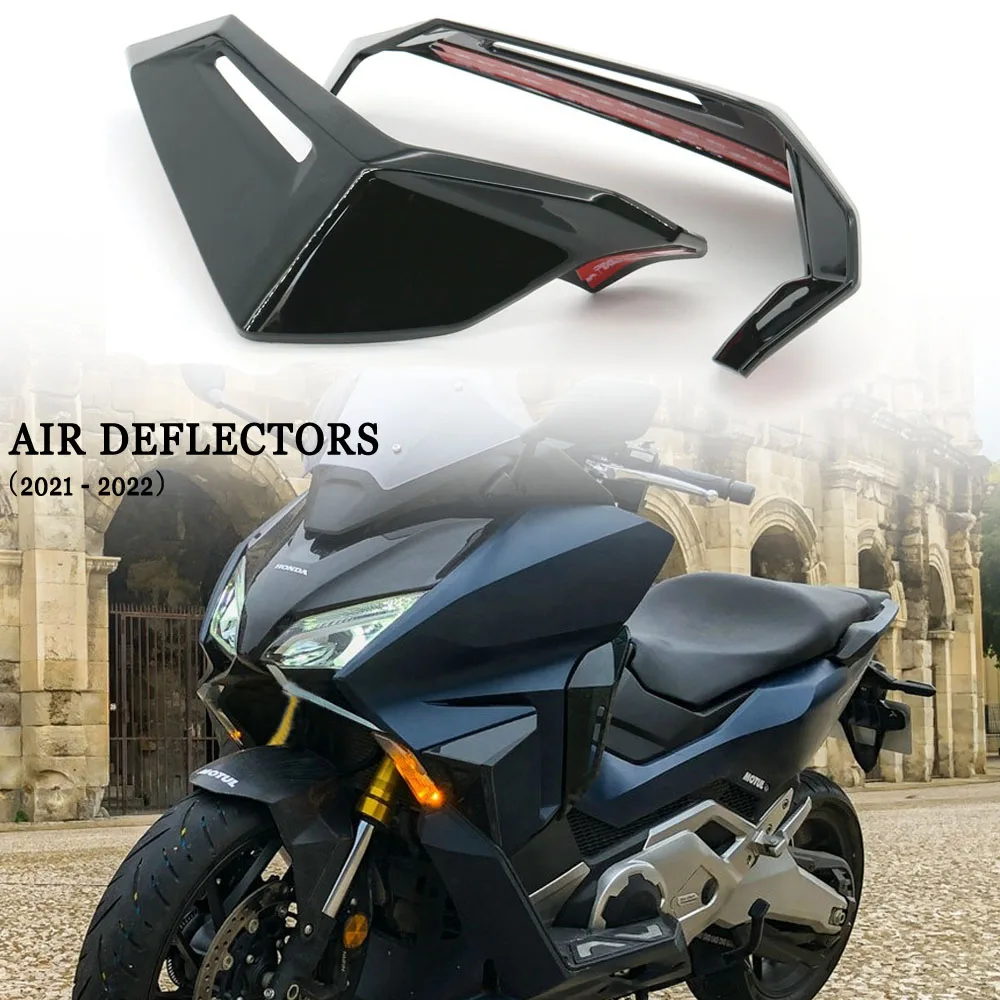 

New Motorcycle Accessories Air deflector kit Upper Black Deflector Kit For Honda For Forza 750 For Forza750 2021 2022