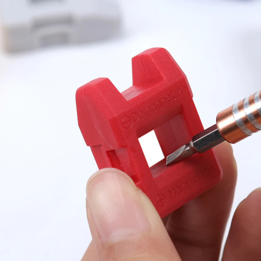 

Мини-отвертка 2 в 1, инструмент для фарфоровой россыпки, мощный быстроразмагничивающий наполнитель фарфора