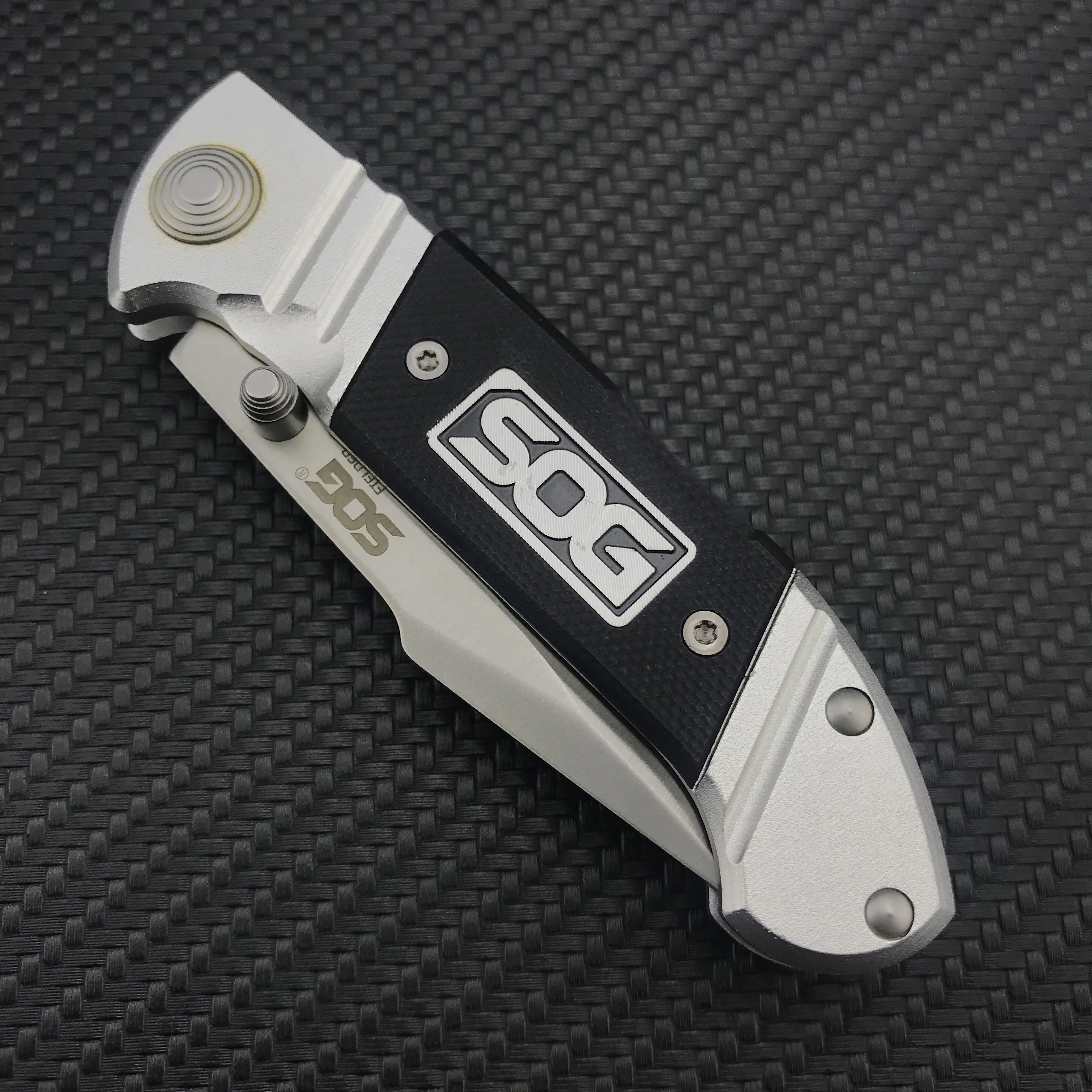 Складной карманный нож SOG Fielder для повседневного использования 440C алюминиевая