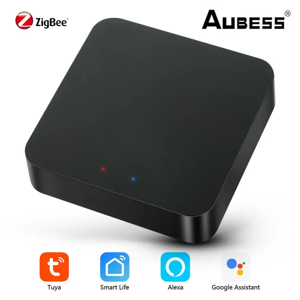 

Умный шлюз Tuya ZigBee 3,0, хаб для умного дома, беспроводной многорежимный сетевой шлюз, работа с Alexa Google Home
