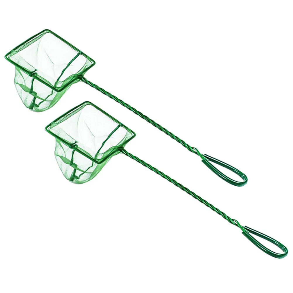 

2 Pcs Decorative Fish Net Handheld Fishing Net Handheld Fish Net Multi-use Fishing Net Fish Tank Landing Net Fish Nets