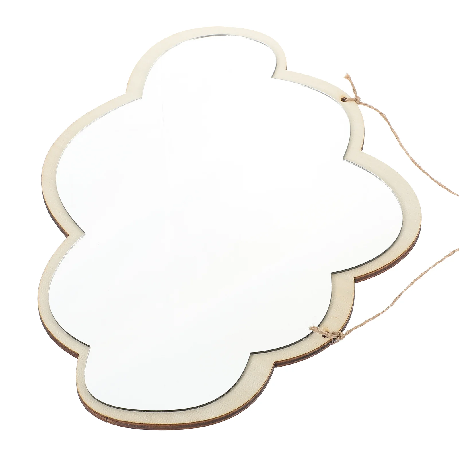 

Cloud Wooden Mirror Modern Wall Decorative Mirror Hanging Wall Mirror Ornament