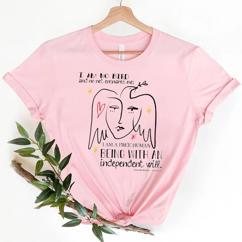 Женская одежда I Am No Bird and Net Ensnares Me Jane Eyre женская футболка с коротким рукавом