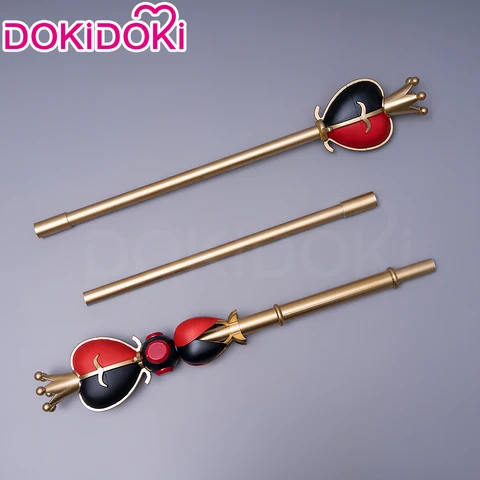 Riddle трость золотисто-красная для косплея