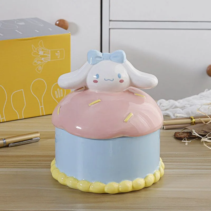 

Милый Контейнер для хранения Sanrio, милая шкура с рисунком коричной дорамы, мультяшная шкатулка для хранения, декоративная игрушка для подарк...