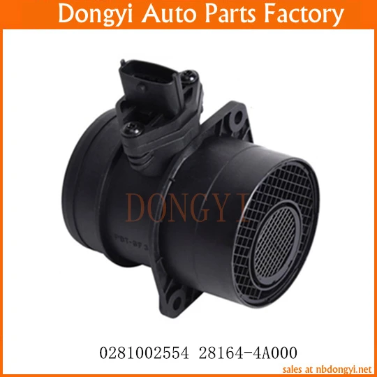 

Датчик массового расхода воздуха OE № 0281002554 28164-4A000 281644A000