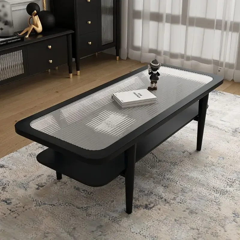 Французский стиль роскошный винтажный черный закаленный стеклянный чайный