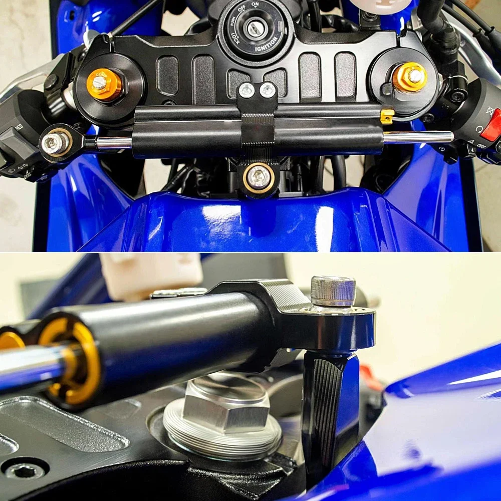 Новинка для Yamaha YZF R7 Yzf r7 2021 2022 2023 аксессуары мотоциклов рулевой демпфер с ЧПУ
