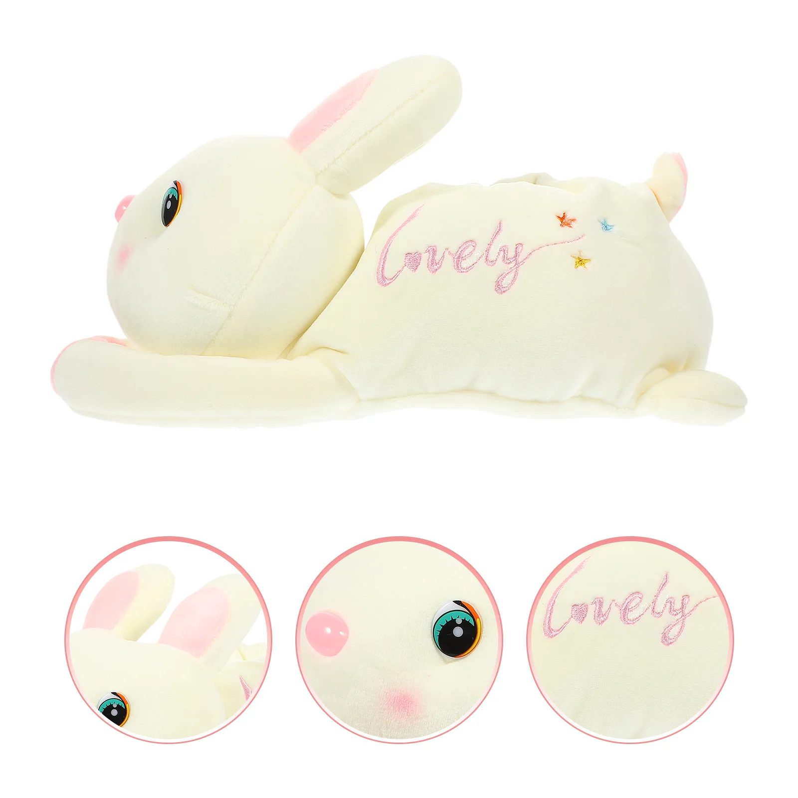 

Tissue Box Car Holder Napkin Bunny Cover Animaldispenser Paper Case Plush Rabbit Stuffed Visor Sun Dashboard Auto Animals Boxes