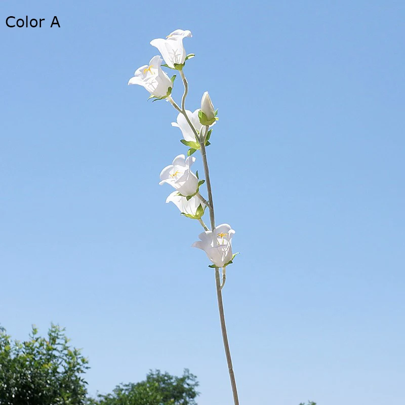 

Искусственные цветы колокольчики 62 см шелк