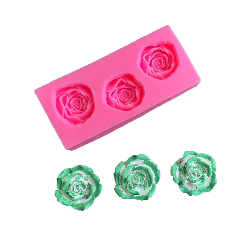 

Высококачественная силиконовая форма для мыла в виде Розы, силиконовая форма для торта