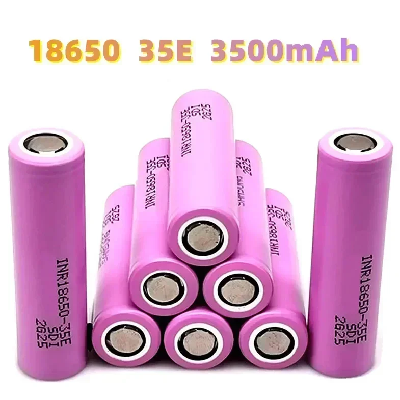 100% Новый оригинальный для 18650 3500 мАч 20A разряд INR18650 35E литий-ионный аккумулятор 3 7 в