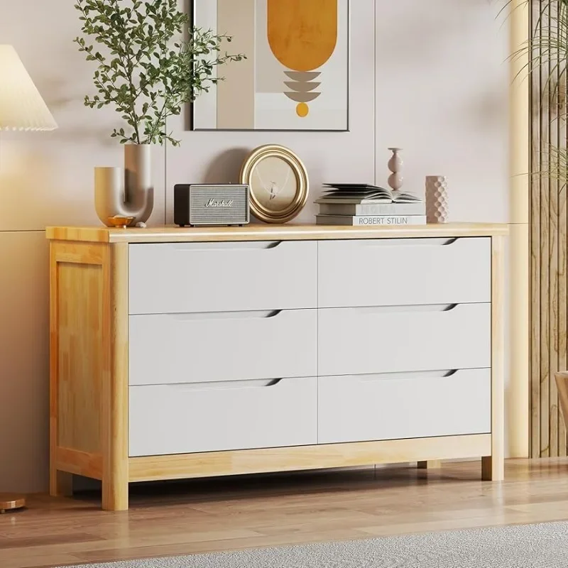 Большой Комод Tomile с 6 выдвижными ящиками современный комод для спальни