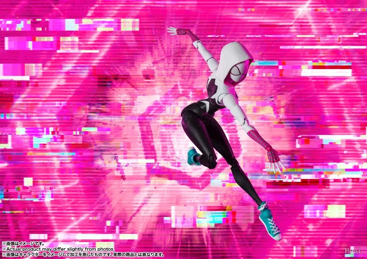 Фото В наличии: Оригинальная фигурка BANDAI SPIRITS S.H.Figuarts ACROSS SPIDER-VERSE PART ONE Spider-women, модель игрушки, подарок №1