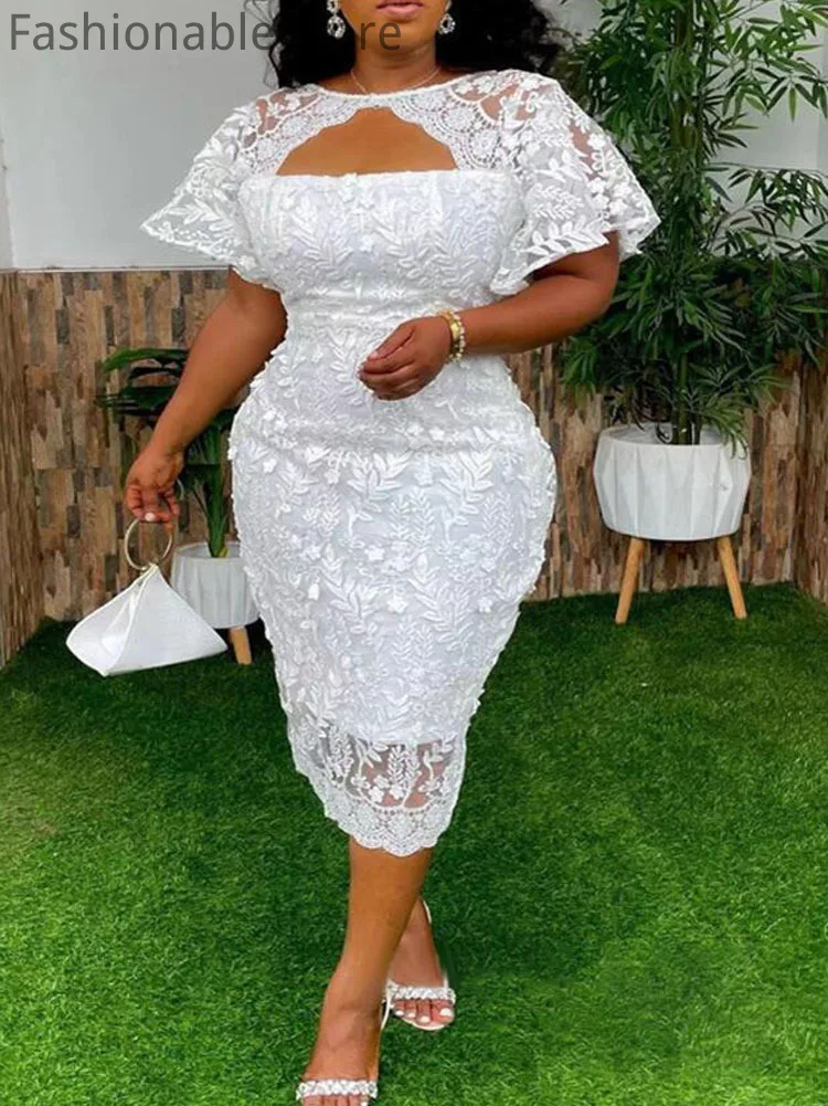 

Женское элегантное однотонное платье с вышивкой и вырезом на рукавах