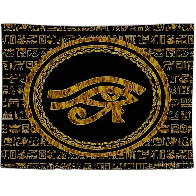 Eye Ancient Egyptian Mythology Characters Mysterious Wall Hanging Dormitory Bedroom Decor By Ho Me Lili Tapestry
