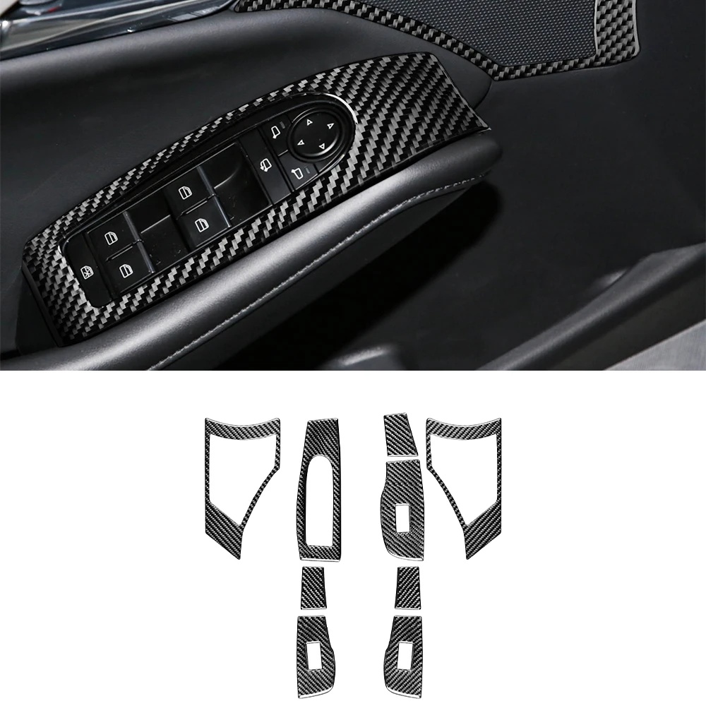 

9 шт. для Mazda 3 Angkesaila 2020, автомобильная Дверная панель, оконный подъемник, декоративная крышка, наклейка, аксессуары для автомобильного интерь...