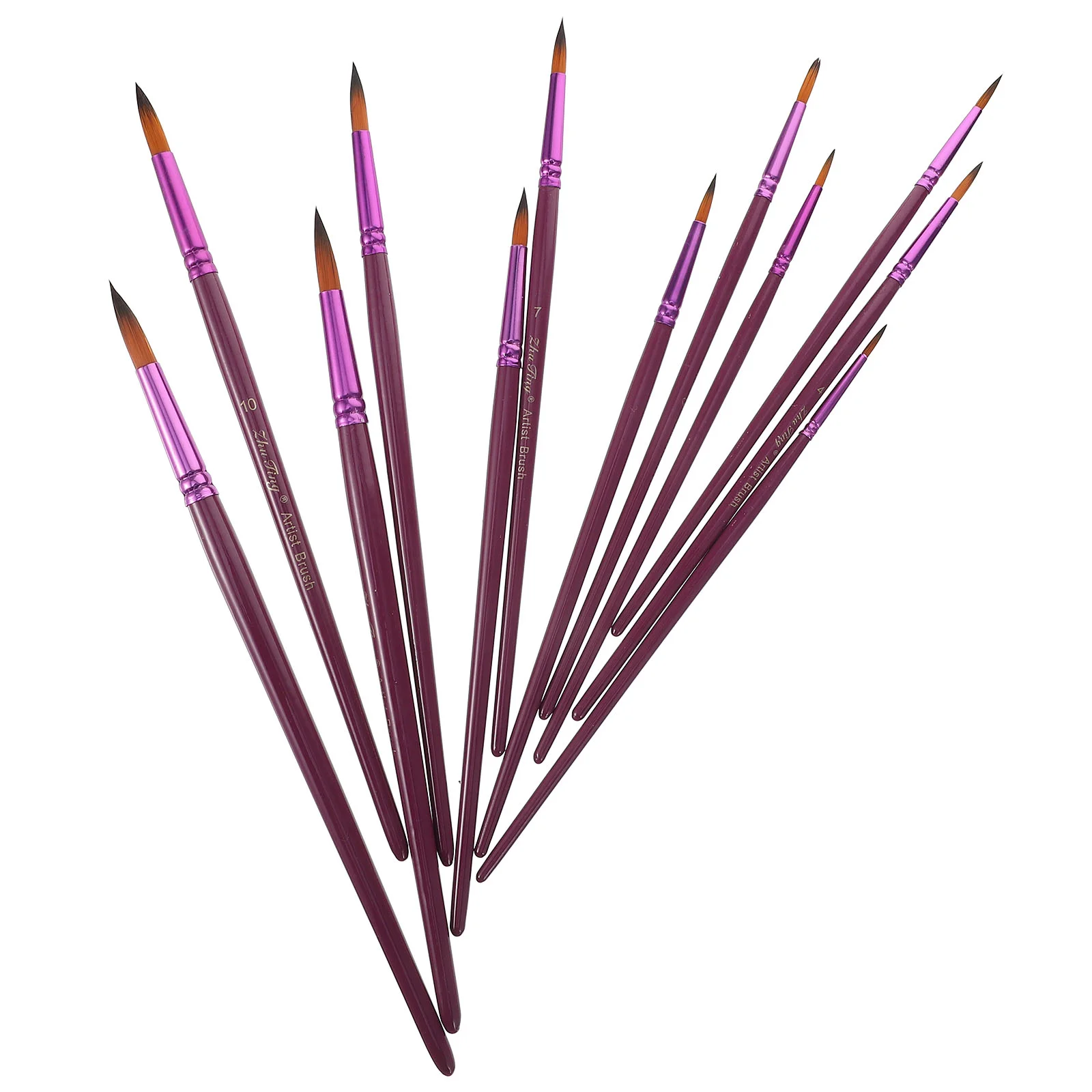 

Brush Paintingwatercolor Oil Brushes Fine Detail Acrylic Set Artist Supplies Paintbrushes Miniature Detailingtool Drawing Useful