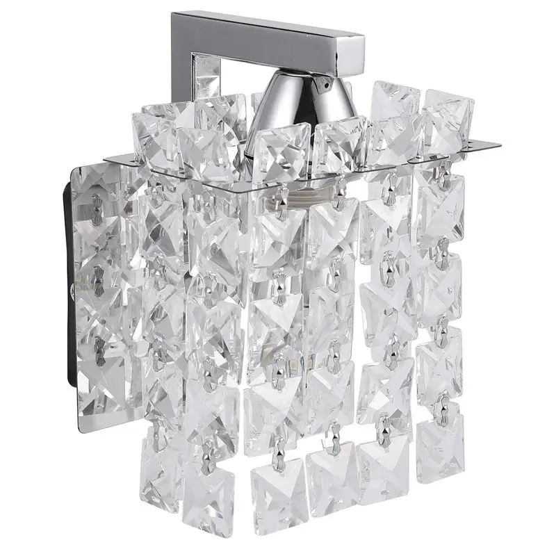 

Promotion! Led Crystal Wall Lamp Wall Lights Home Lighting Living Room Modern Wall Light Lampshade For Bathroom