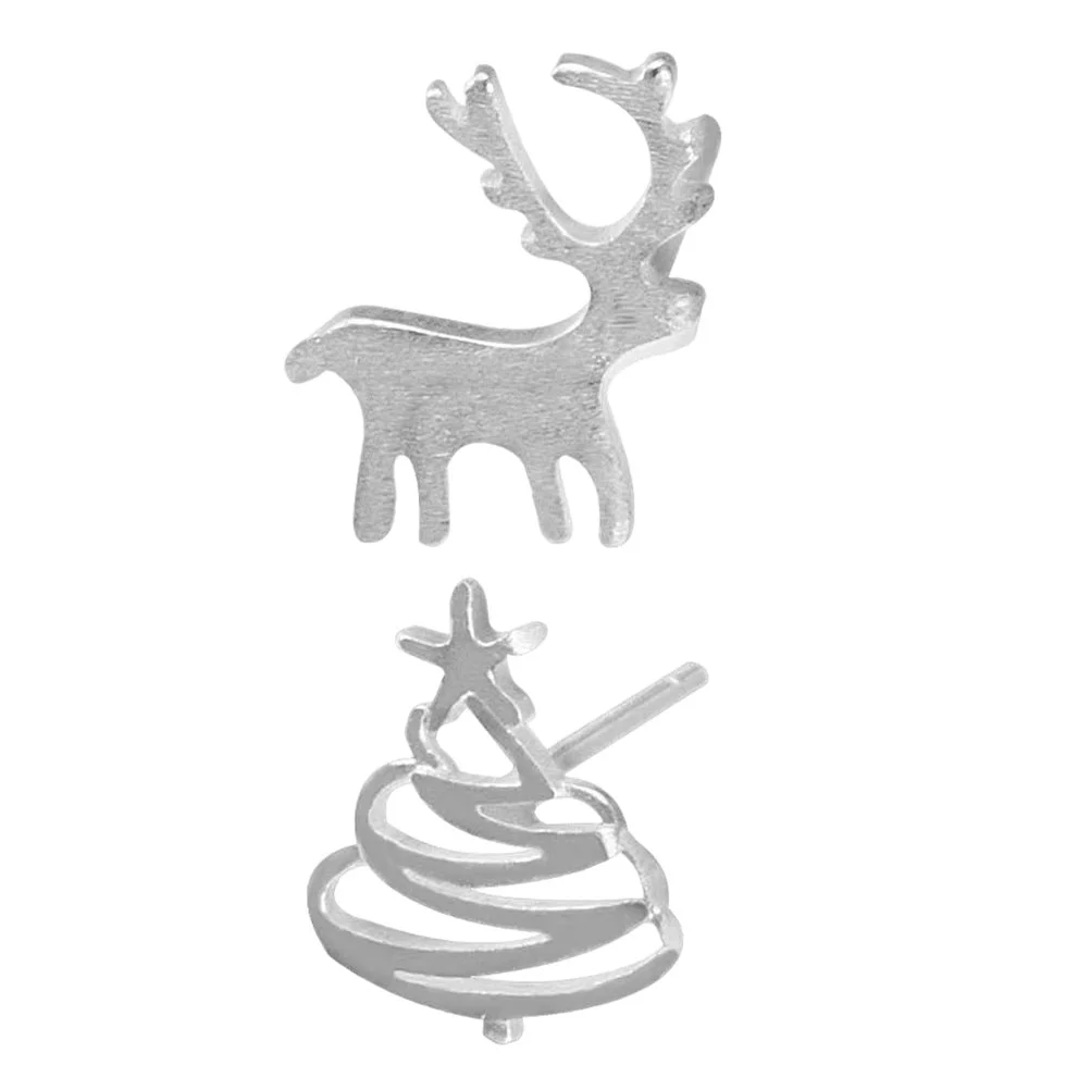 

1Pair of Holiday Earrings Drop Earrings Christmas Ornaments Christmas Dangle Earrings Reindeer Earrings