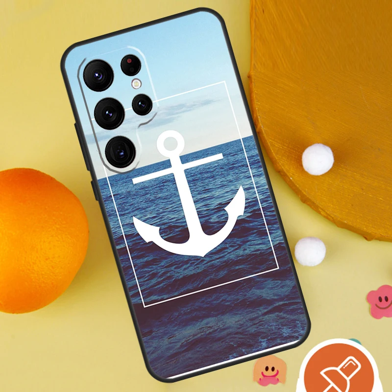 Фото Чехол Nautical Anchor Boat Sea для Samsung Galaxy S25 Ultra S24 S23 S22 S21 Ultra S9 S10 S20 Plus S24 FE Funda Cover №5