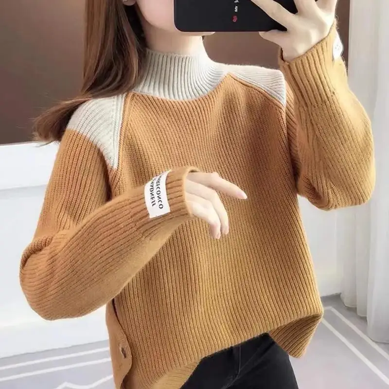 Winter Women's Sweater Women's Winter New 2022 Design Fashion Autumn Winter Thickened Undercoat  korean fashion