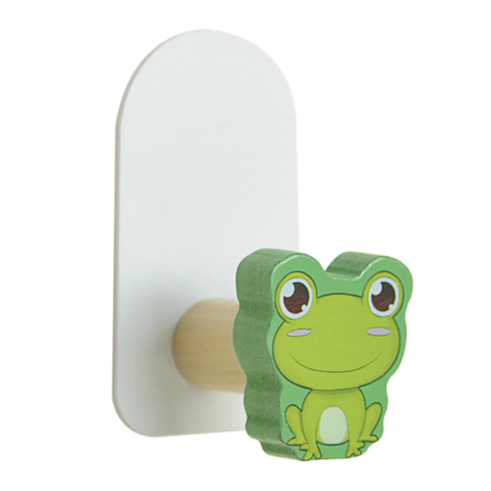 

Wooden Bathroom Towel Hooks No Drilling Damage Free Hook for Key Chain Handbag Towels