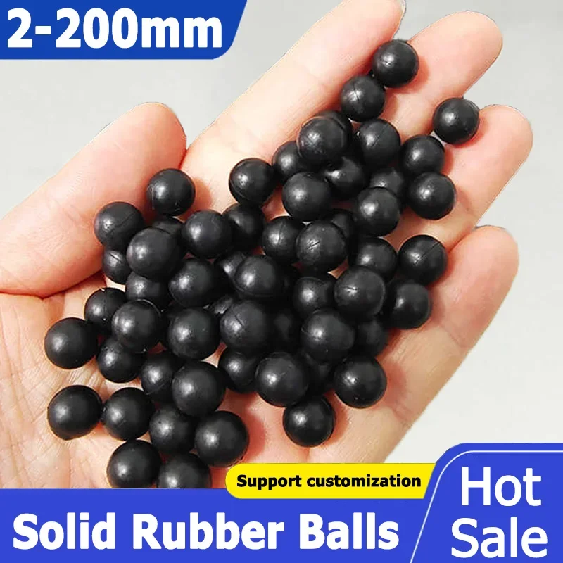 

Черные резиновые шары 1-200 мм