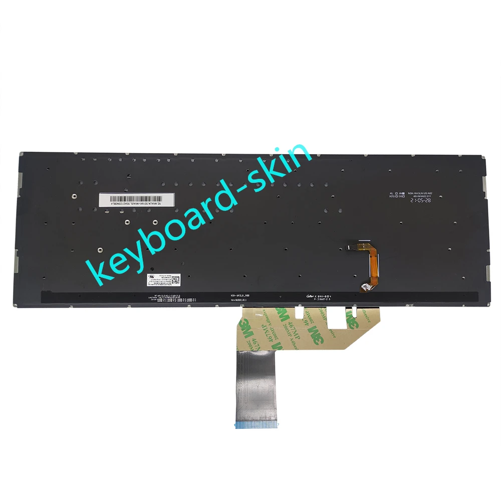 Фото Новая серебряная клавиатура с американской подсветкой для ASUS VivoBook X513 X513E K513 K513E M513 M513 M513I E510 E510M L510 F513 S513 S513U S513E №3