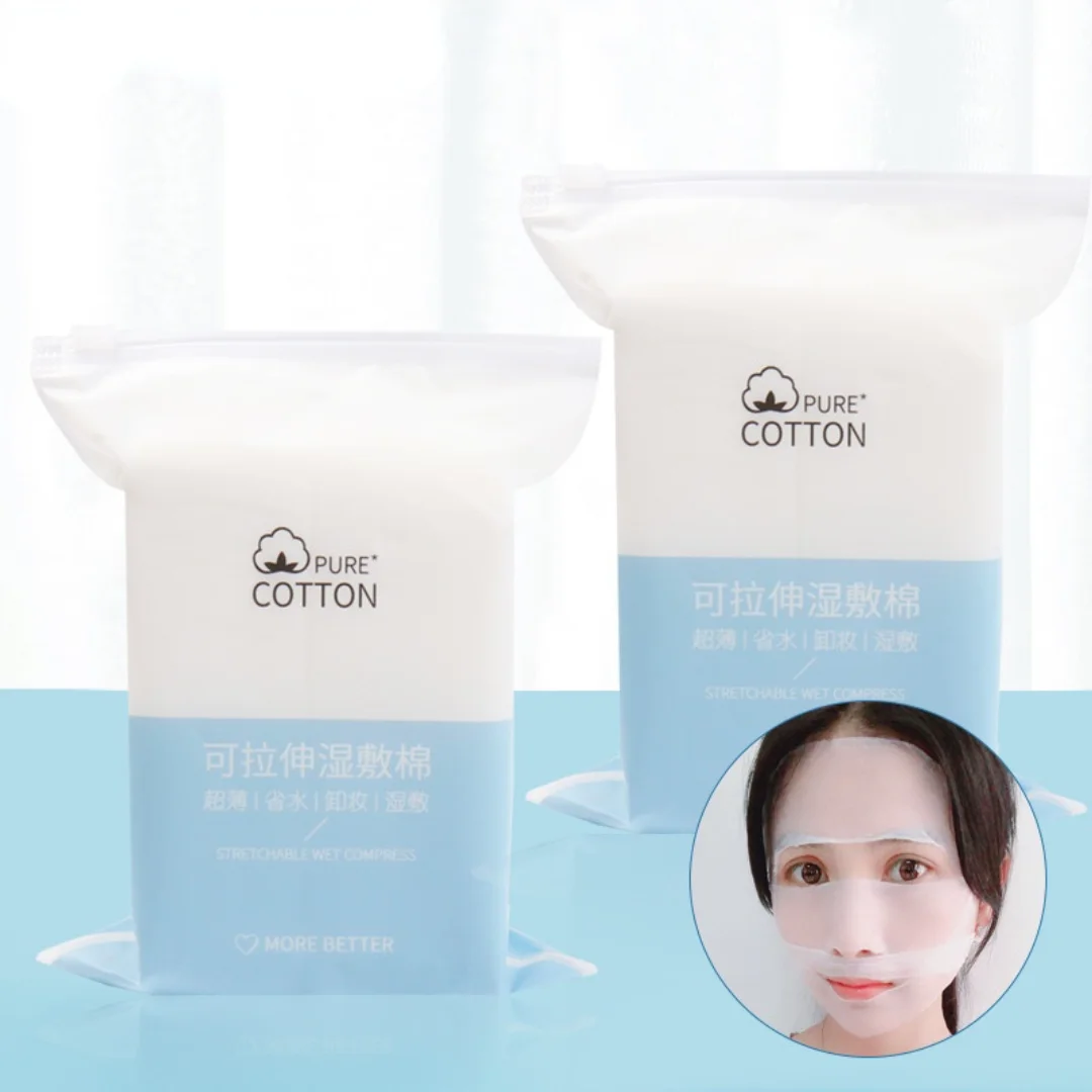 

Disposable Makeup Remover Cotton Stretchable Wipes Thin Makeup Remover Pads Ultra-thin Cleansing Paper Makeup Tools