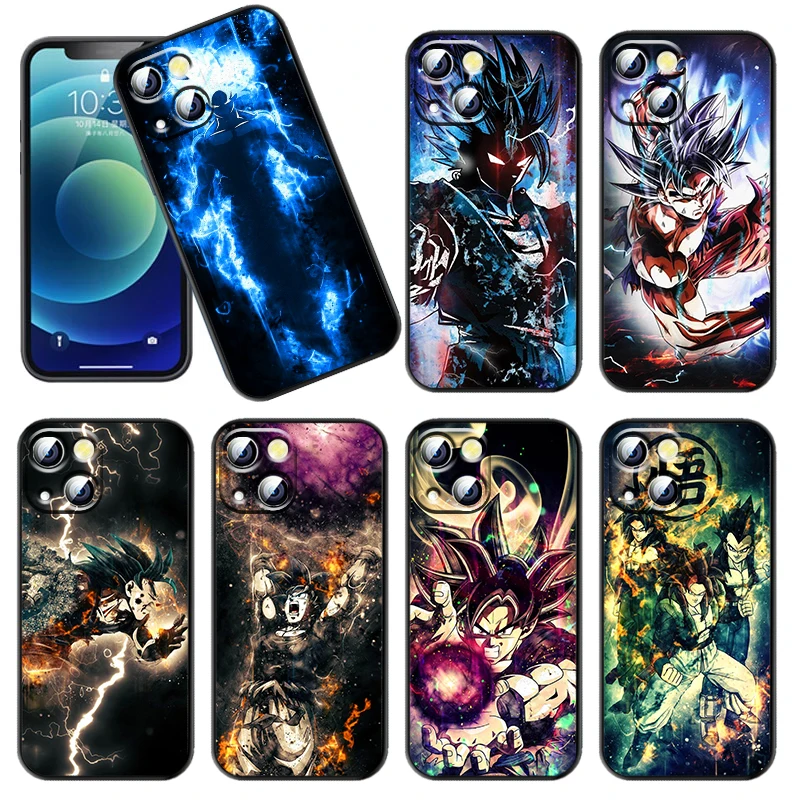 

Dragon ball super handsome fight Phone Case For iPhone 11 12 13 Mini 13 14 Pro Max 11 Pro XS Max X XR Plus 7 8 Silicone Cover