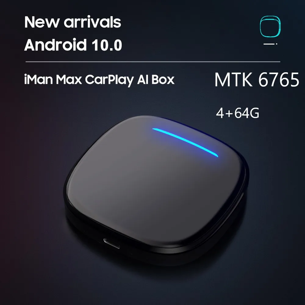 

Carplay Ai Box MTK6765 беспроводной Carplay беспроводной Android авто для Mazda Toyota VW Benz Audi Ford для Netflix YouTube 4G LTE GPS