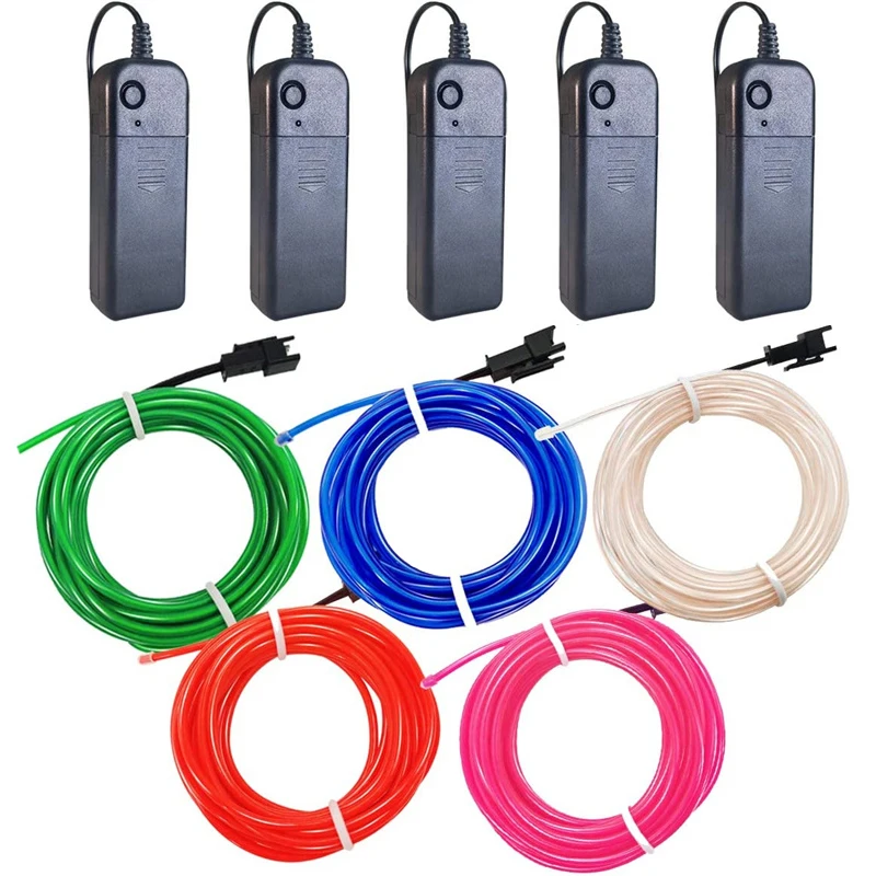 

Универсальная светящаяся неоновая Светодиодная лента, 1/3/5 м