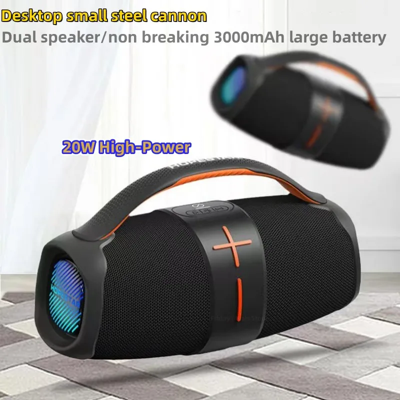 Caixa De Som 20W High-power Portable Car Outdoor IPX6 Bluetooth Speaker Boombox Wireless Card High Volume Speaker