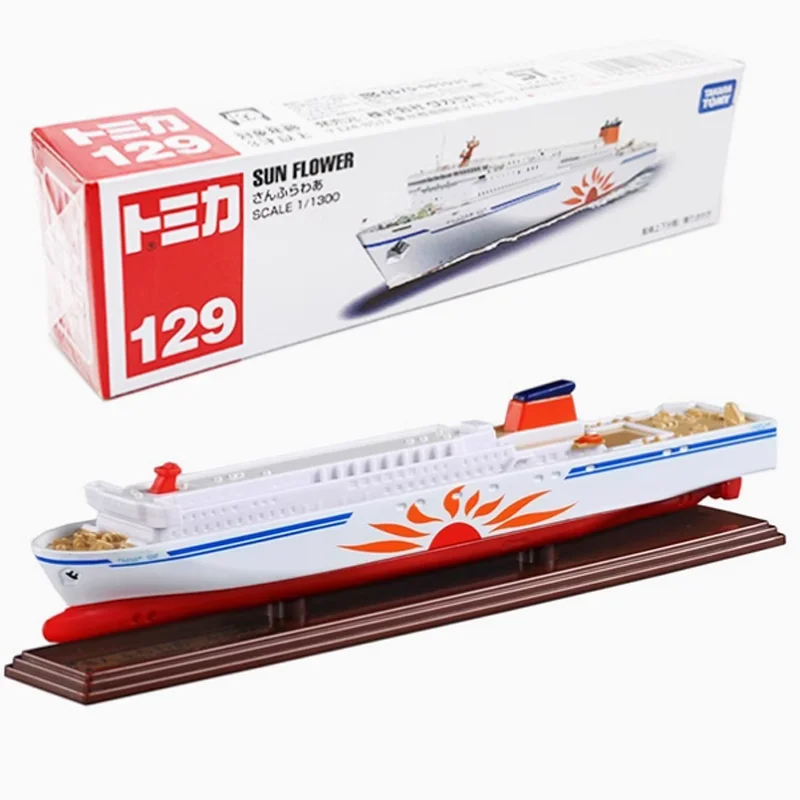 TAKARA TOMY Tomica Out of Print NO.129 1/1300 Подсолнухи сплав литая металлическая модель автомобиля