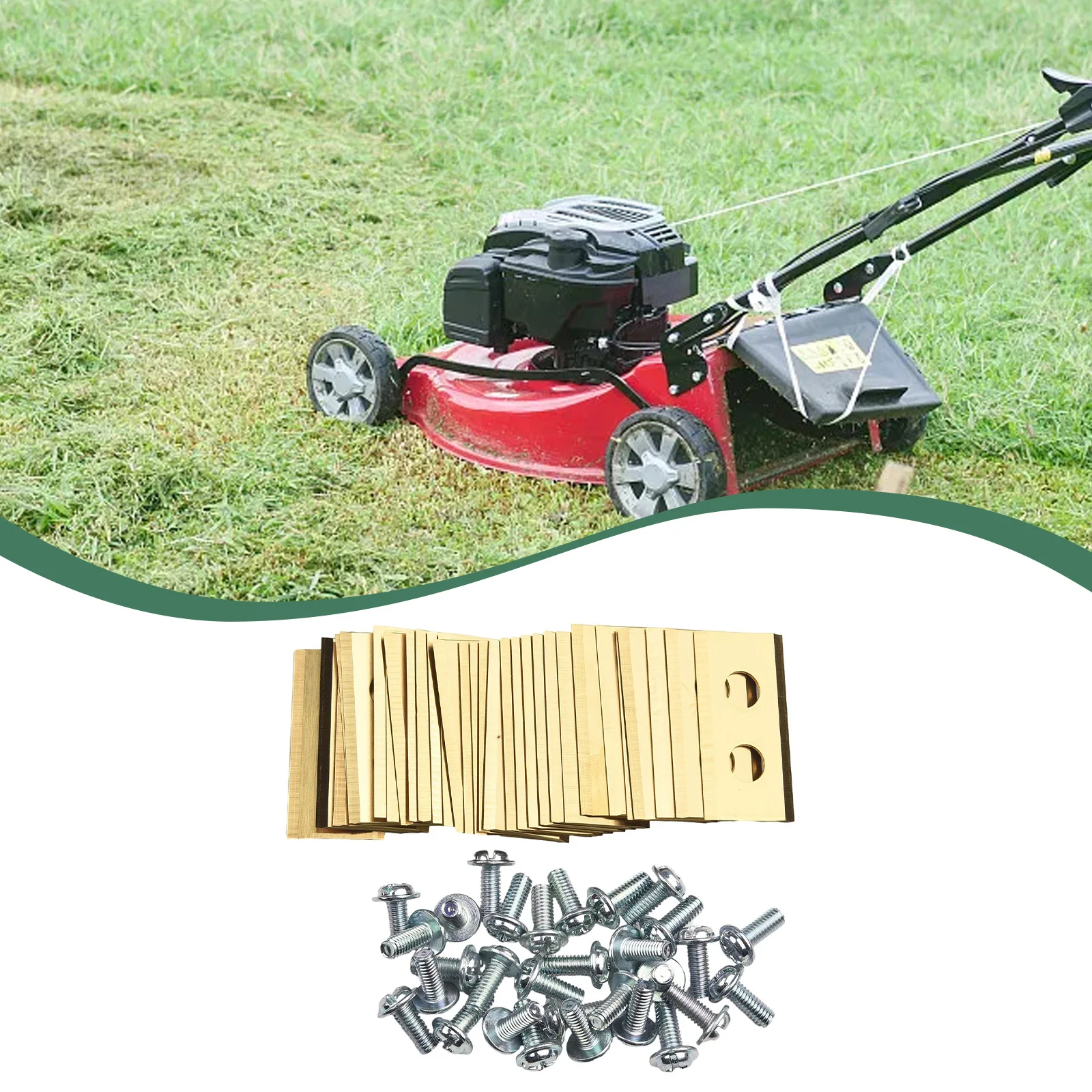 Лезвия для газонокосилки сменные лезвия из нержавеющей стали и титана сада улицы